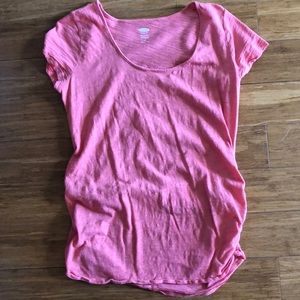 Short sleeve maternity shirt